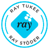 Raha-automaattiyhdistyksen logo, jossa kerrotaan että RAY tukee Seittiä